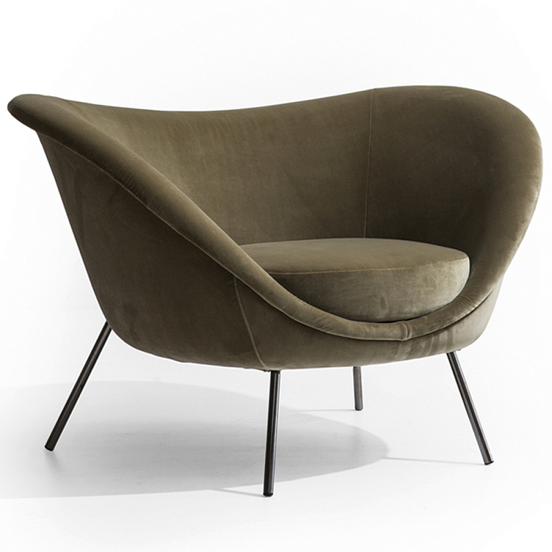Дизайнерское кресло Gio Ponti D.154.2 Armchair Темно-оливковый Черный Дизайнерское кресло Gio Ponti D.154.2 Armchair Темно-оливковый Черный в Брянске | Loft Concept