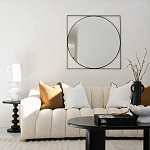 Зеркало в черной металлической раме Urban Style Mirror варинант исполнения - 4 | Loft Concept в Брянске