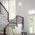 Бра с цилиндрическим тканевым абажуром белого цвета Feiss варинант исполнения - 2 | Loft Concept в Брянске