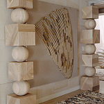 Декор настенный в Эко стиле рафия Malibu wall panel варинант исполнения - 1 | Loft Concept в Брянске