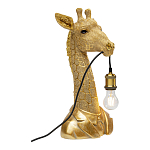 Настольная лампа в детскую Жираф в золотом костюме варинант исполнения - 1 | Loft Concept в Брянске