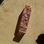 Подставка для телефона из эпоксидной смолы с цветами розовая Epoxy Flowers Phone Stand Pink варинант исполнения - 8 | Loft Concept в Брянске