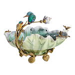 Чаша в виде листка лотоса с птицами Eden Garden варинант исполнения - 4 | Loft Concept в Брянске