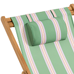 Шезлонг из акации и ткани Venezuela варинант исполнения - 8 | Loft Concept в Брянске