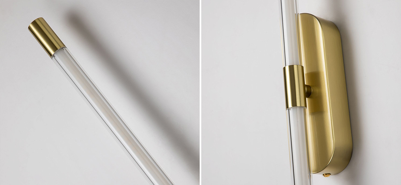 Бра Trumpet tube Double Золотое 80 см - Loft-Concept в Брянске