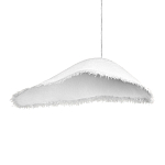 Подвесной светильник с асимметричным волнообразным абажуром и фактурной бахромой по краю Tactile Line варинант исполнения - 10 | Loft Concept в Брянске