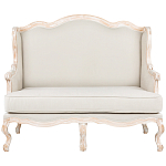 Диван двухместный из массива бука бежевый Solid Luxury варинант исполнения - 1 | Loft Concept в Брянске