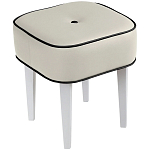 Квадратный мягкий пуф на белых ножках Winton Pouf Square варинант исполнения - 21 | Loft Concept в Брянске
