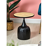 Приставной столик с факутрным черным основанием Ethiopia варинант исполнения - 6 | Loft Concept в Брянске