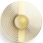 Бра в виде металлического диска Amadis Gold Wall Lamp варинант исполнения - 3 | Loft Concept в Брянске
