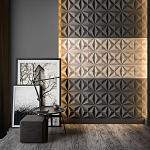 Гипсовая 3D панель с принтографией PM-101 варинант исполнения - 2 | Loft Concept в Брянске