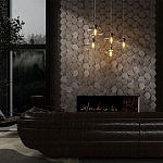 Гипсовая 3D панель с принтографией PM-47 варинант исполнения - 1 | Loft Concept в Брянске