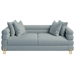 Дизайнерский Диван Lancaster Серо-голубое букле варинант исполнения - 3 | Loft Concept в Брянске