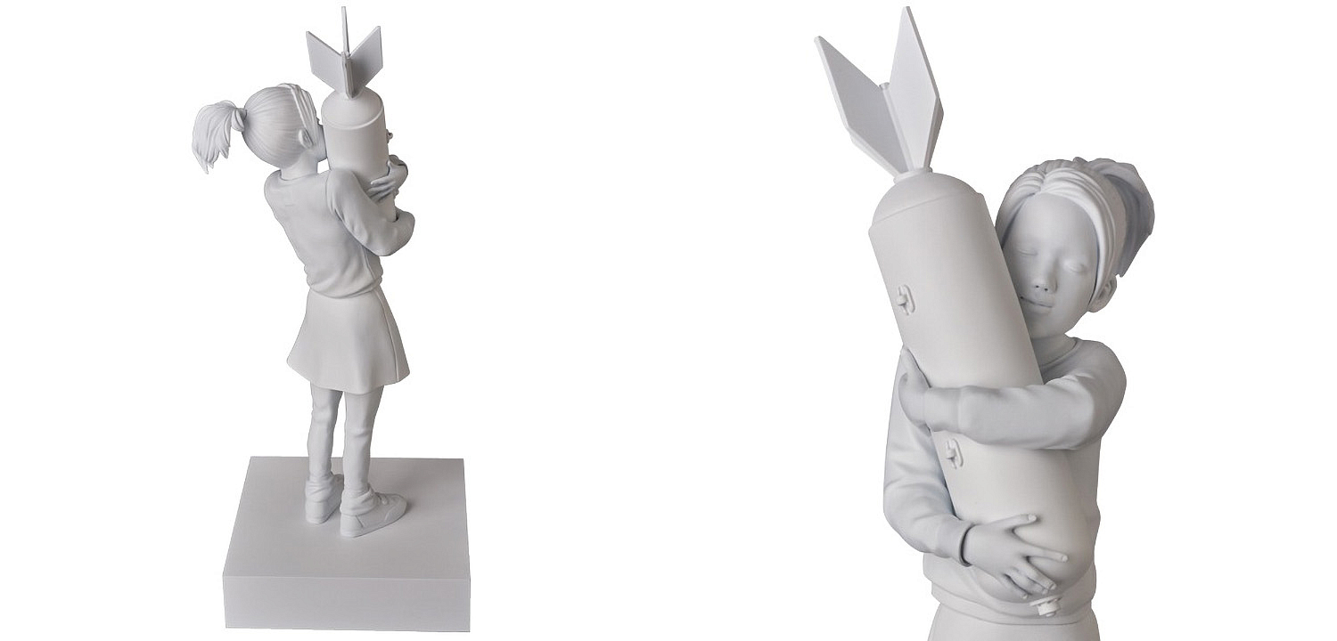 Статуэтка Banksy Bomb Hugger Sculpture White Статуэтка Banksy Bomb Hugger Sculpture White - Loft-Concept в Брянске