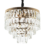 Люстра с прямоугольными хрустальными подвесками Lunet Crystal Rectangulars Chandelier 6 варинант исполнения - 1 | Loft Concept в Брянске