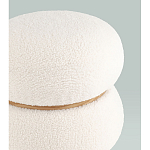 Пуф Полли S тедди белый варинант исполнения - 3 | Loft Concept в Брянске