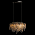 Люстра подвесная с металлическими цепочками и изогнутыми металлическими дугами 72 см Atlantis Chain варинант исполнения - 3 | Loft Concept в Брянске