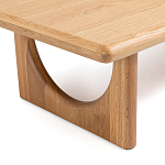 Стол журнальный из массива и шпона дуба Oak Essence Carden варинант исполнения - 4 | Loft Concept в Брянске