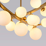 Люстра подвесная фигурная с белыми лампами в форме шара Felicitat варинант исполнения - 3 | Loft Concept в Брянске