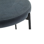 Стул металлический с мягкой спинкой и сиденьем из велюра Alfie Chair варинант исполнения - 7 | Loft Concept в Брянске