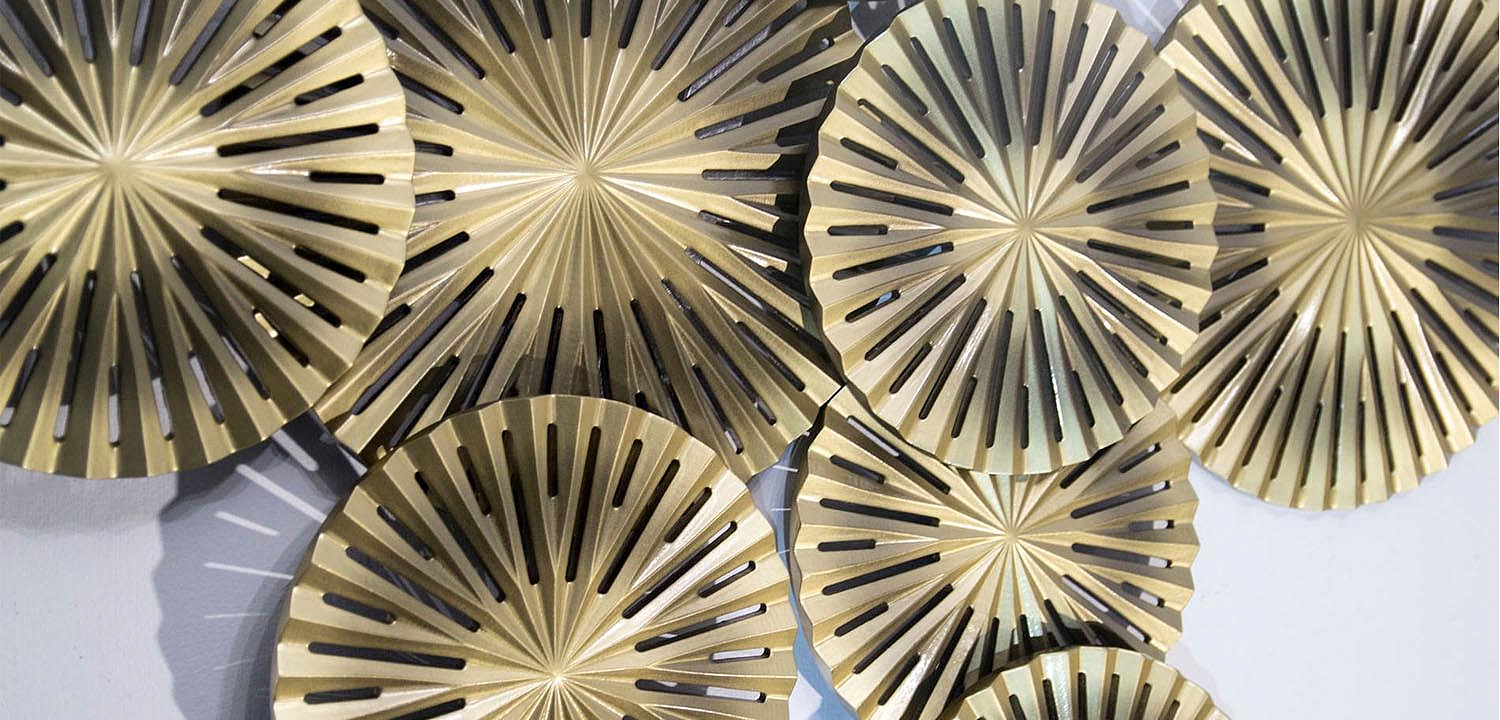 Арт-объект Apollo Brown and Gold Wall Plaque Disc gap 11 Арт-объект Apollo Brown and Gold Wall Plaque Disc gap 11 - Loft-Concept в Брянске