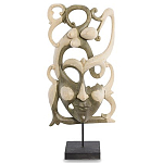 Маска ручной работы деревянная резная Mask Divorces варинант исполнения - 1 | Loft Concept в Брянске