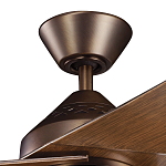 Потолочный вентилятор с тремя угловатыми лопастями Kichler варинант исполнения - 2 | Loft Concept в Брянске