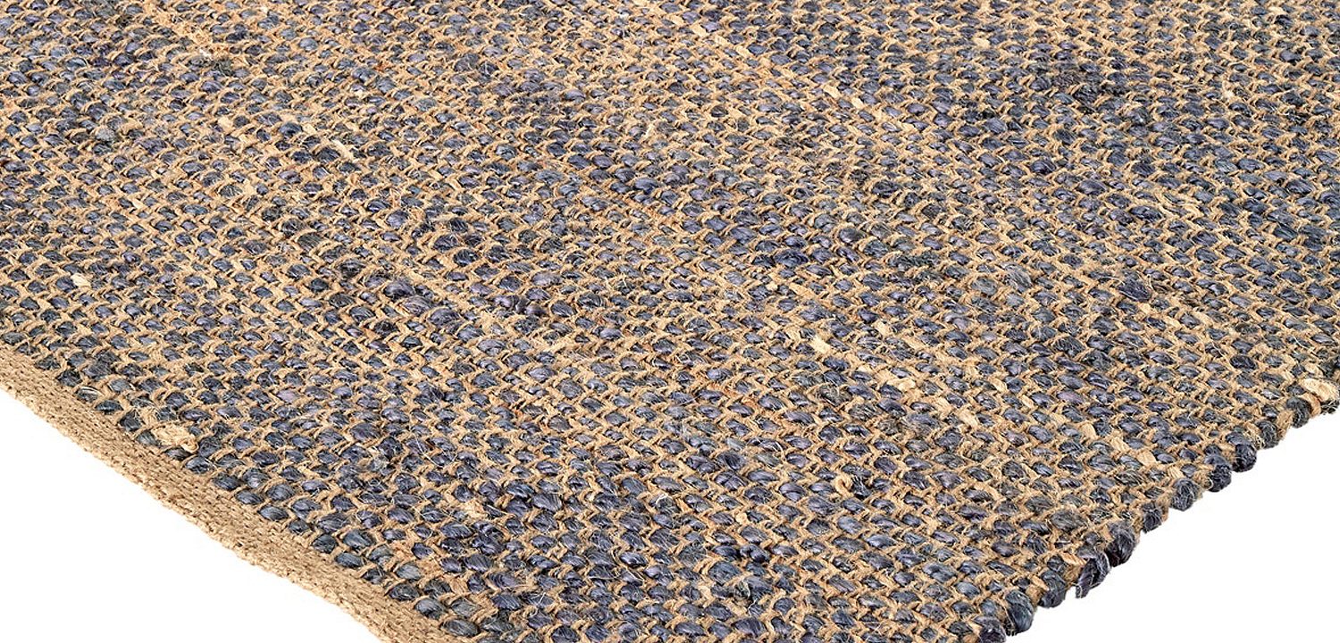Ковер Rectangular Carpet blue 100% джут Ковер Rectangular Carpet blue 100% джут - Loft-Concept в Брянске