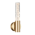 Бра c цилиндрическим прозрачным плафоном с имитацией из кубиков льда Freezing варинант исполнения - 2 | Loft Concept в Брянске