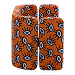 Акцентный Двухместный Диван Leela Оранжевый Орнамент варинант исполнения - 4 | Loft Concept в Брянске