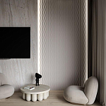 Гипсовая 3D Панель M-16 варинант исполнения - 1 | Loft Concept в Брянске