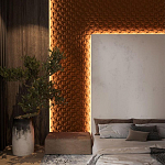 Гипсовая 3D Панель M-43 варинант исполнения - 1 | Loft Concept в Брянске