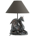 Настольная лампа с абажуром Дракон Silver Dragon варинант исполнения - 2 | Loft Concept в Брянске