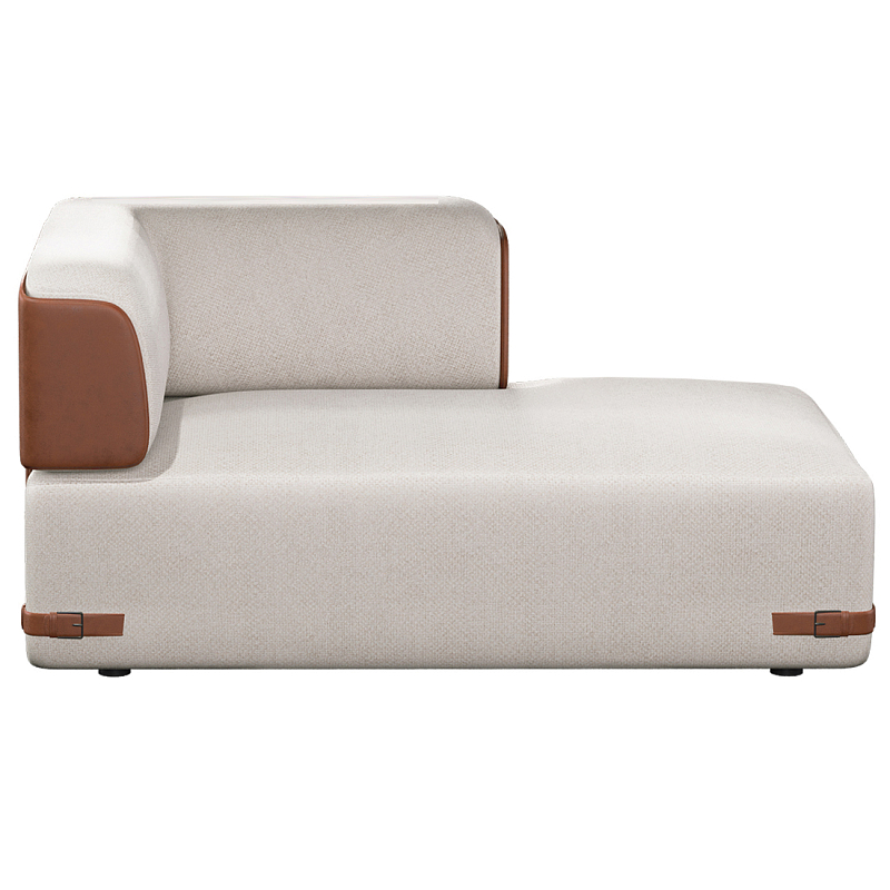 Кушетка Richmond  Молочный Коричневый в Брянске | Loft Concept 