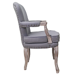 Кресло Aubrey Classical Armchair grey flax варинант исполнения - 1 | Loft Concept в Брянске