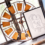 Часы настенные из металла в стиле лофт Clock with History варинант исполнения - 3 | Loft Concept в Брянске