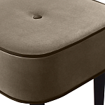 Квадратный мягкий пуф на черных ножках Winton Pouf Square варинант исполнения - 2 | Loft Concept в Брянске