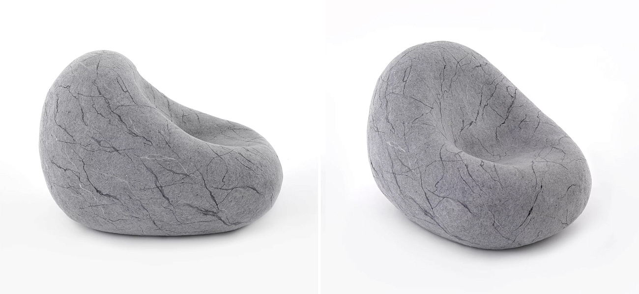 Кресло - Камень из Валяной шерсти KATSU STONE CAPSULE Кресло - Камень из Валяной шерсти KATSU STONE CAPSULE - Loft-Concept в Брянске