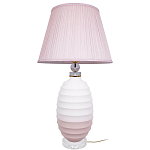 Настольная лампа керамическая Pink lampshade варинант исполнения - 2 | Loft Concept в Брянске