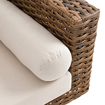 Трехместный садовый диван из плетеного пластика Matteo варинант исполнения - 3 | Loft Concept в Брянске