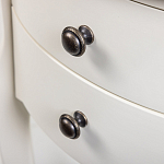 Белая тумба на фигурных ножках Shelby варинант исполнения - 4 | Loft Concept в Брянске