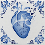Плитка с узором Мое сердце варинант исполнения - 2 | Loft Concept в Брянске