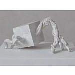 Скульптура «Окаменелый рост», Белый объект варинант исполнения - 1 | Loft Concept в Брянске