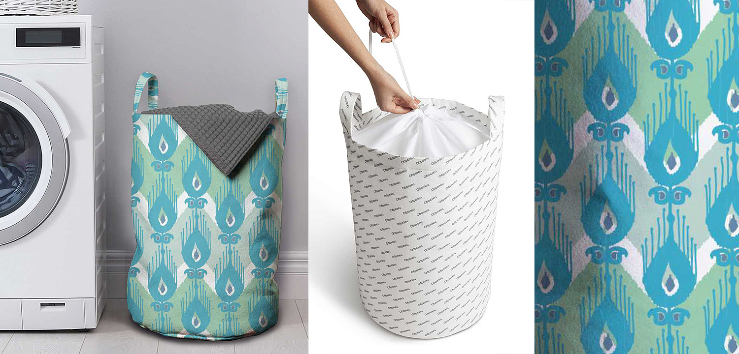 Корзина Pastel Blue Ornament Basket Корзина Pastel Blue Ornament Basket - Loft-Concept в Брянске