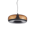 Подвесной светильник с стеклянным плафоном LED 42W 3000K Glass Textured Lampshade варинант исполнения - 2 | Loft Concept в Брянске