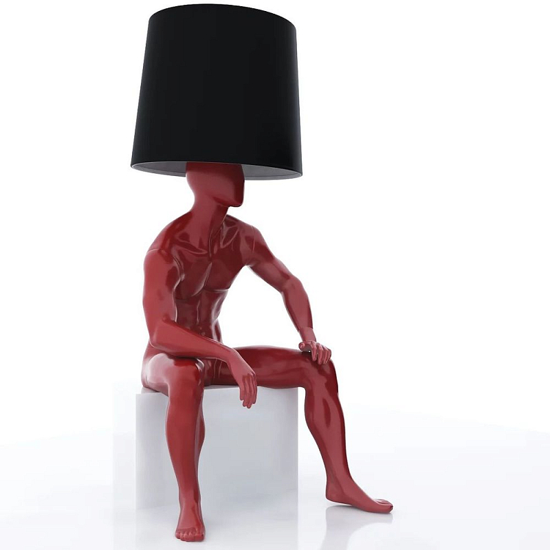 Лампа MALE MANNEQUIN LAMP с абажуром Глянцевый черный Черный матовый Глянцевый белый Белый матовый Серый матовый Золотой Красный Шампань Лампа MALE MANNEQUIN LAMP с абажуром Глянцевый черный Черный матовый Глянцевый белый Белый матовый Серый матовый Золотой Красный Шампань в Брянске | Loft Concept
