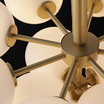 Люстра круглая со стеклянными сферами Maleficent варинант исполнения - 3 | Loft Concept в Брянске