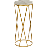 Столик дизайнерский Beige marble варинант исполнения - 1 | Loft Concept в Брянске