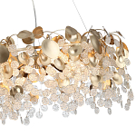 Люстра с декоративными подвесками из прозрачного стекла в форме монеток FAIRYTREE Light варинант исполнения - 11 | Loft Concept в Брянске