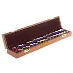 Нарды настольные из натурального камня лазурит и долерит Backgammon from Stone варинант исполнения - 9 | Loft Concept в Брянске